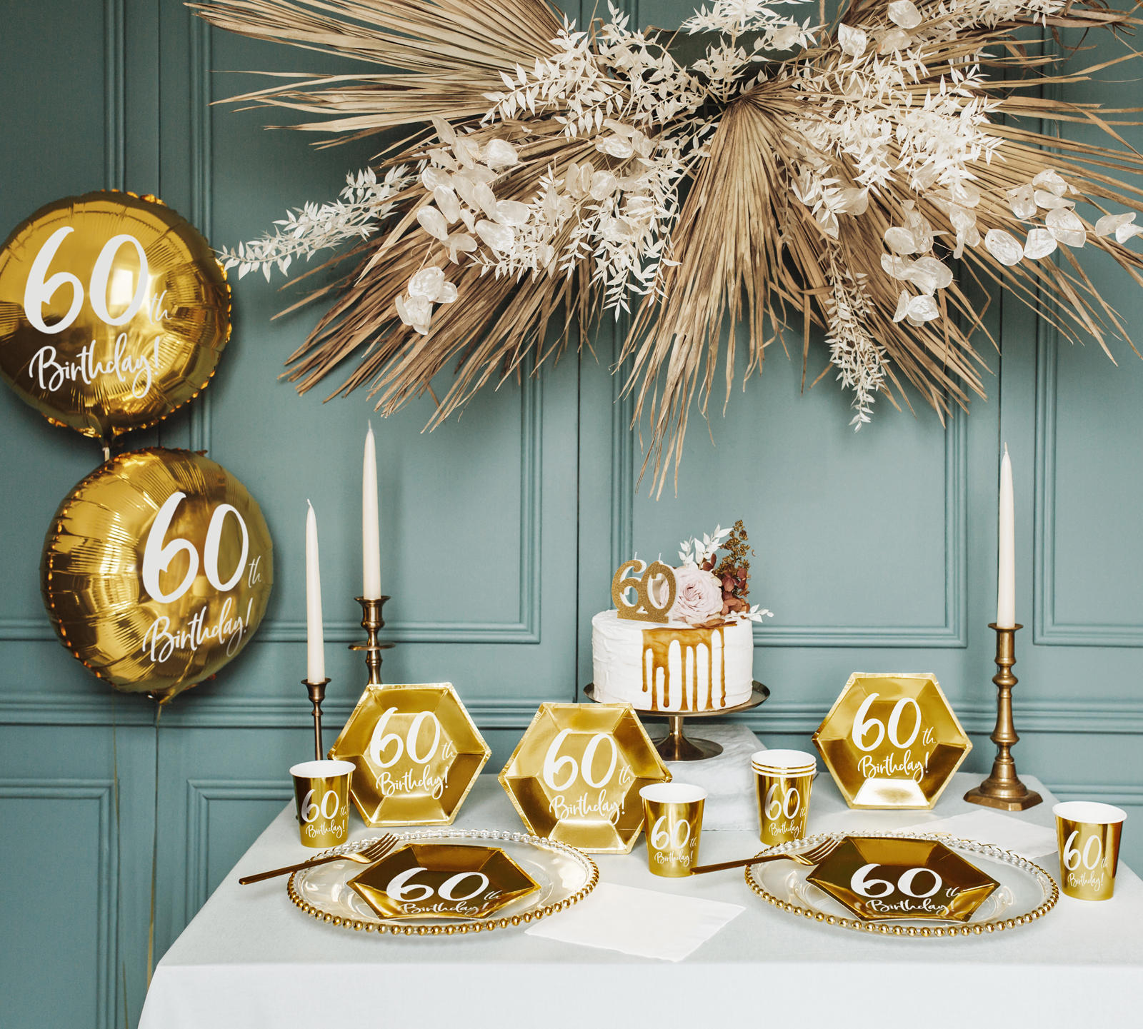 Confetti da Tavolo Compleanno 60 anni Oro, Nero e Argento - 1 cm - ( 500 pz  circa )