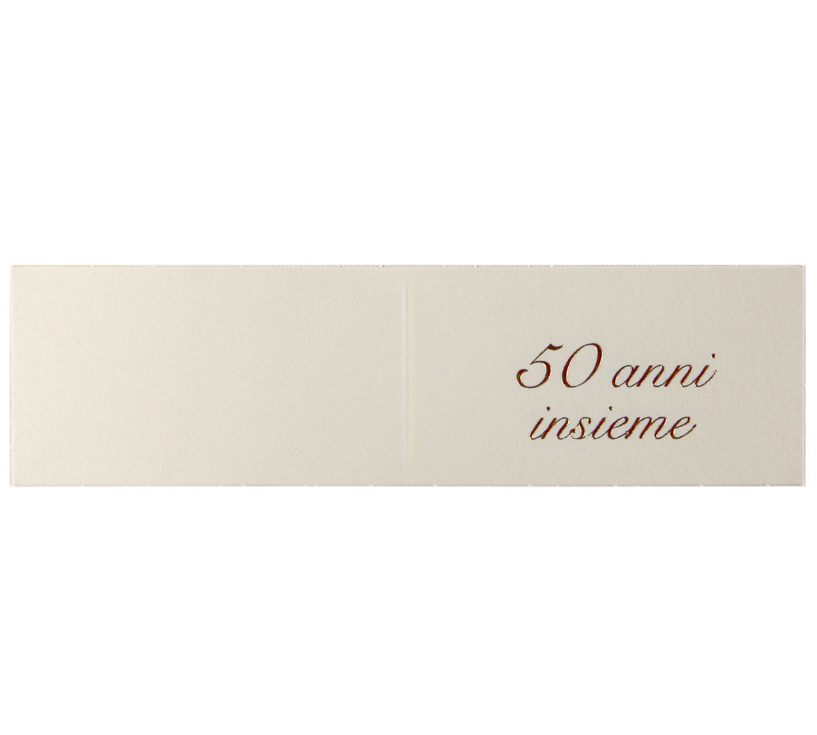 Bigliettini Bomboniera 50 anni (conf. 5pz), Articoli per Eventi, Feste e  Cerimonie