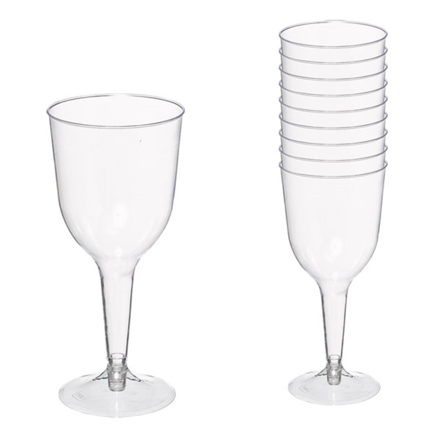 Bicchieri da vino in Plastica, Articoli per Eventi, Feste e Cerimonie