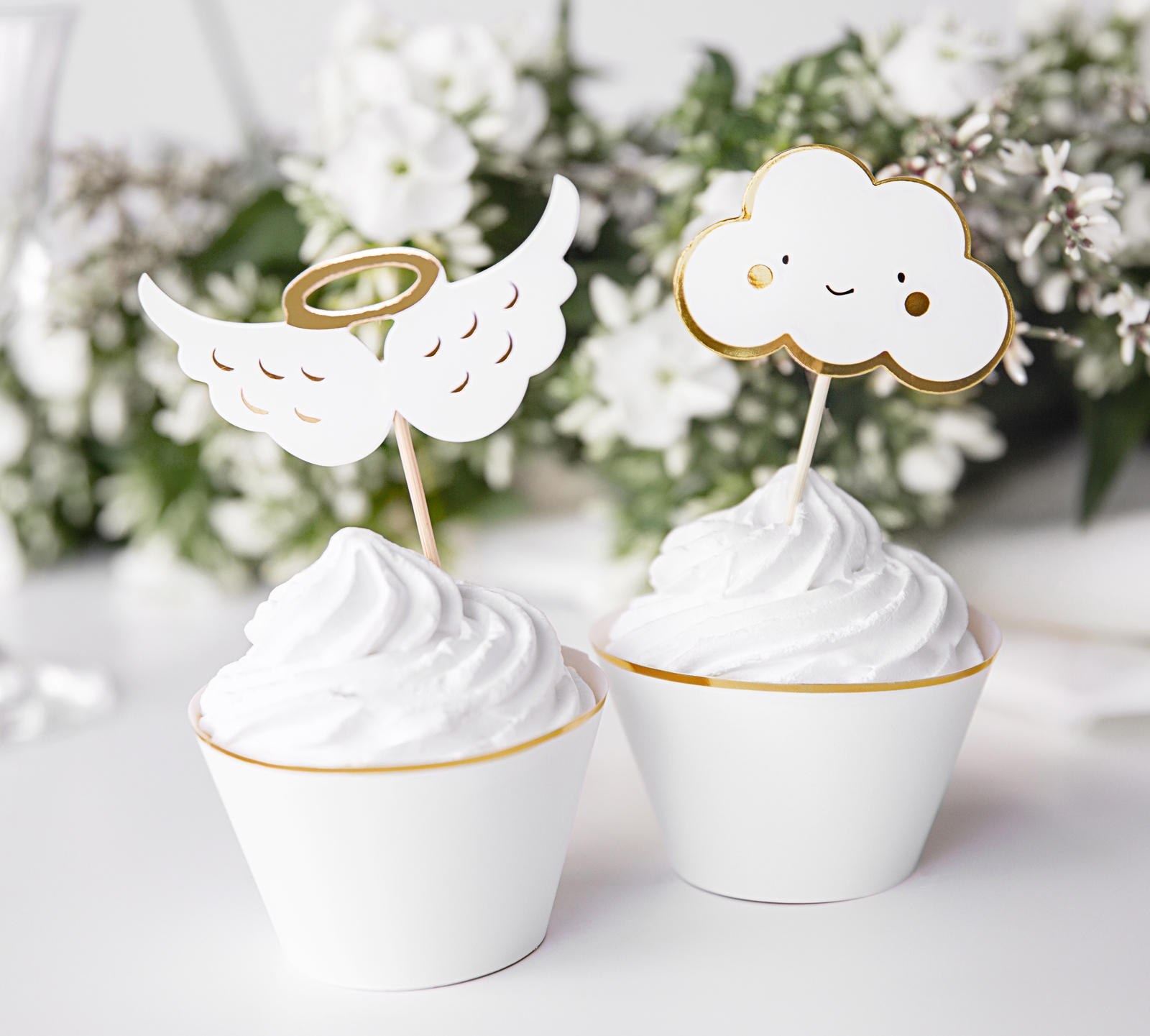 Set Di Buon Compleanno In Argento Lming Toppers Decorati A Mano Con 6 Glitter Per Decorare Cupcake E Gelato 