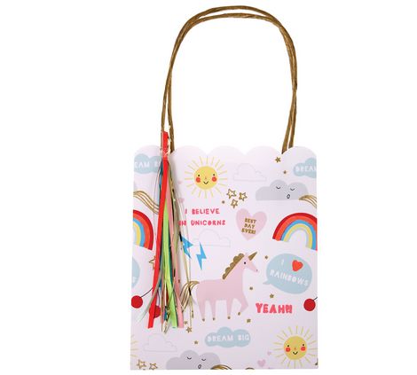 Busta regalo / Party Bag tema Unicorno  
