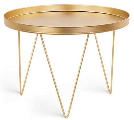 Alzata Tavolino color Oro in Metallo  
