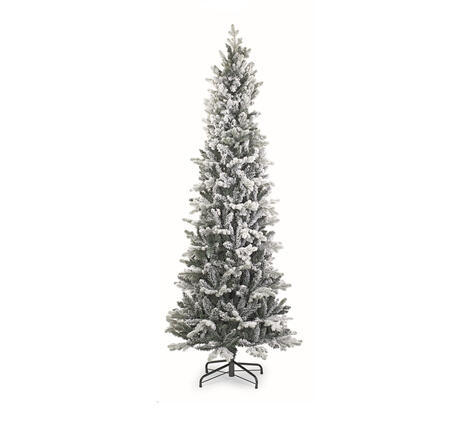Albero di Natale Innevato Merano Slim h 180 cm  