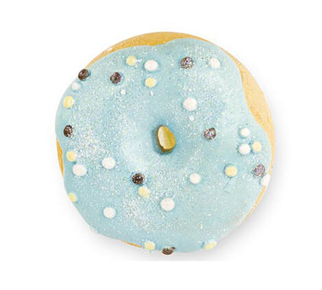 Ciambellina Donut Verde Menta Glitterato con Magnete 