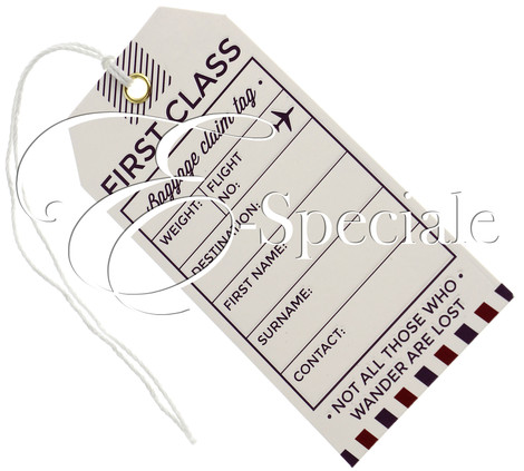 Etichetta per Valigia First Class (conf. 5pz)  