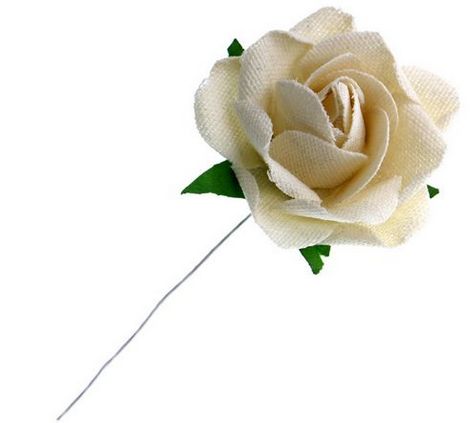Rosa decorativa Ecrù Avorio 