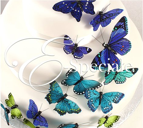 Farfalle Decorative (24pz), Articoli per Eventi, Feste e Cerimonie