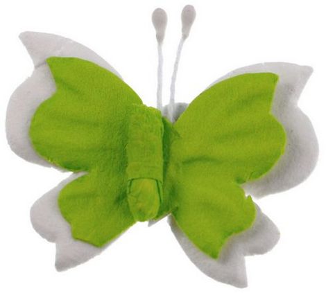 Farfalle Adesive Bicolore <h1>Delicata Freschezza</h1><p>Richiama l&#39;Equilibrio e l&#39;Armonia del Mondo Naturale. Simbolo anche di timidezza e sensibilit&agrave;.</p><p>Ideale per festeggiare il 40&deg; anniversario (Nozze di Smeraldo) e il fidanzamento.</p><p>Il colore Verde chiaro si abbina bene al Fuxia e al Lilla</p>